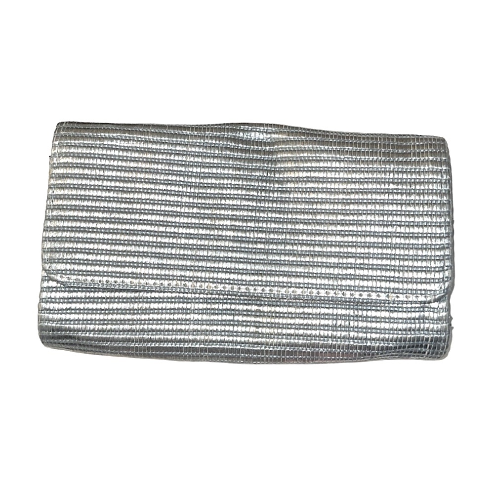 H&M | Metallic Woven Rattan Clutch